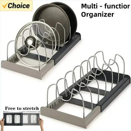 Pot Lid Organizer Rack