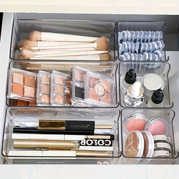 Clear Drawer Organizer Set