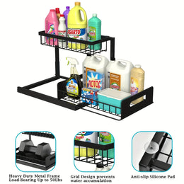 Under Sink Sliding Organizer