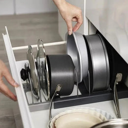 Pot Lid Organizer Rack