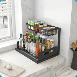 Under Sink Sliding Organizer