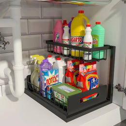 Under Sink Sliding Organizer