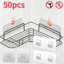Adhesive Shower Caddy Set