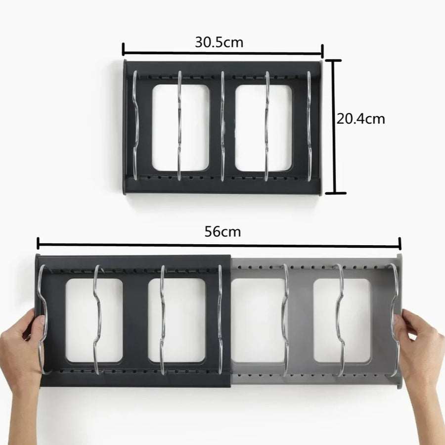 Pot Lid Organizer Rack