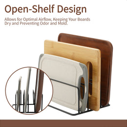 Cutting Board Organizer Rack
