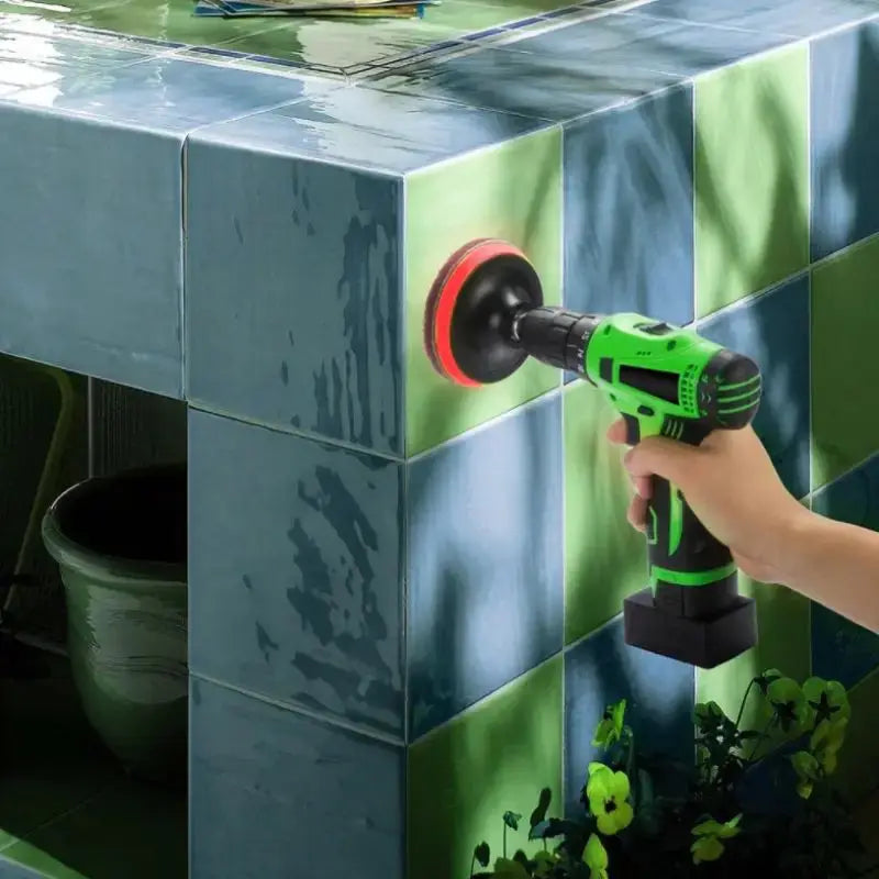 Drill Brush Attachment Set