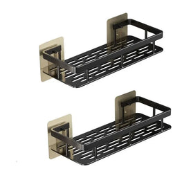 No Drill Corner Bathroom Shelf