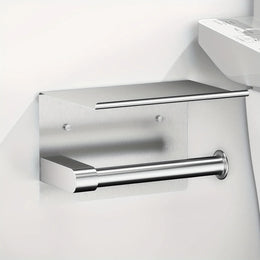 Toilet Paper Holder with Shelf