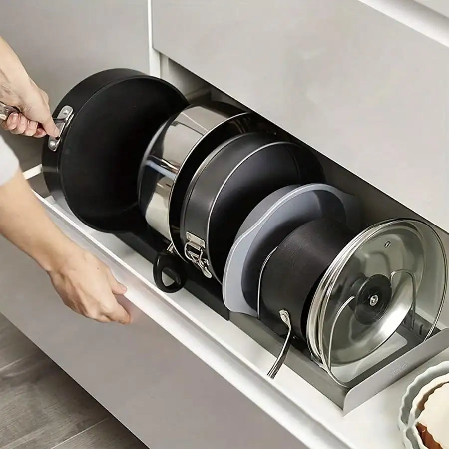 Adjustable Pan Organizer Rack