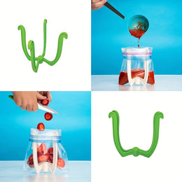 Food Storage Bag Holder Organizer