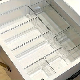 Clear Drawer Organizer Set